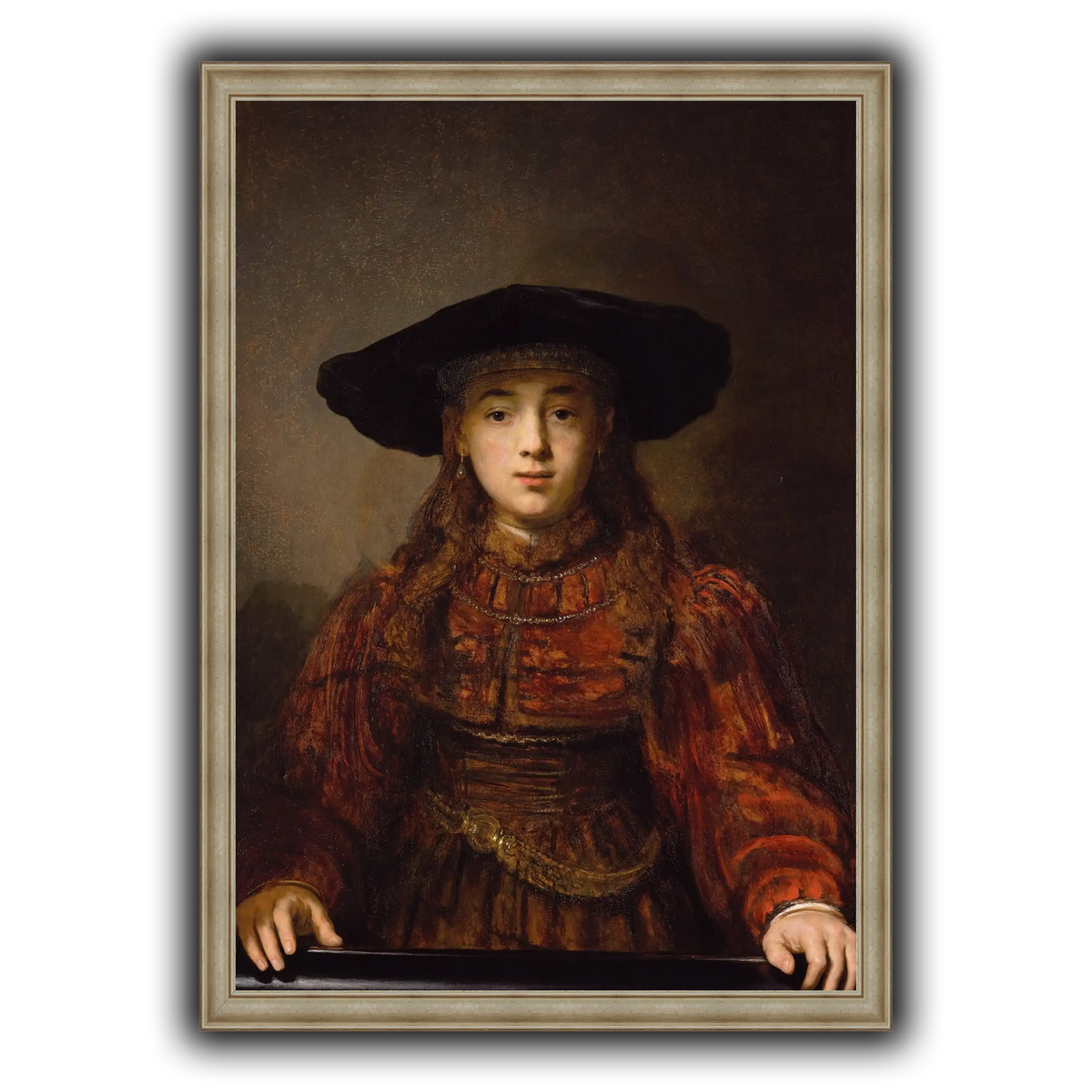 Girl_in_a_Picture_Frame_Rembrandt-van-Rijn