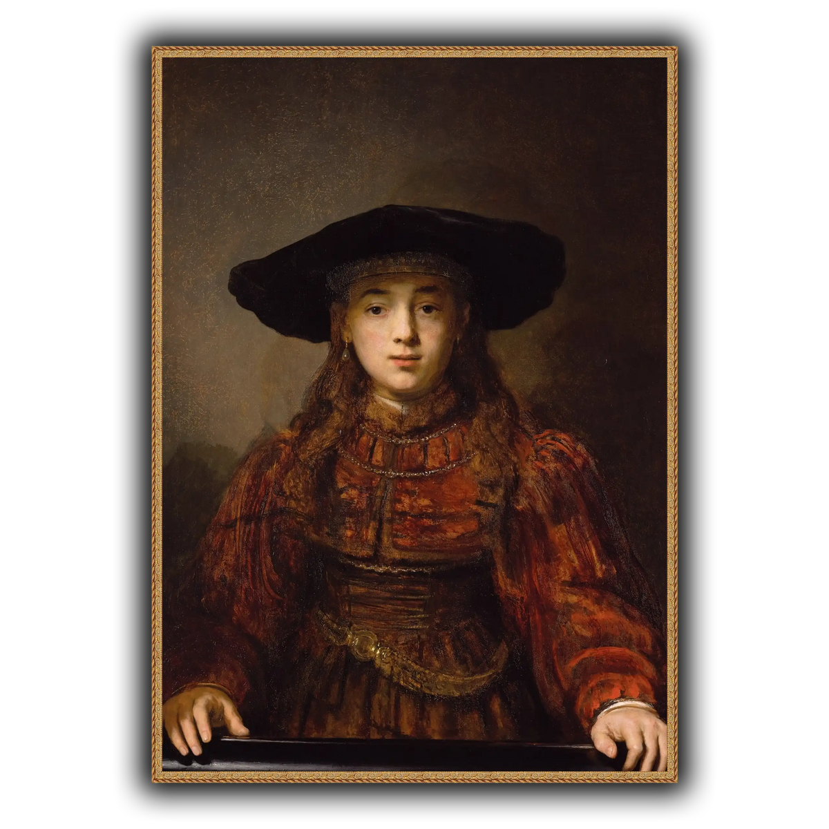 Girl_in_a_Picture_Frame_Rembrandt-van-Rijn