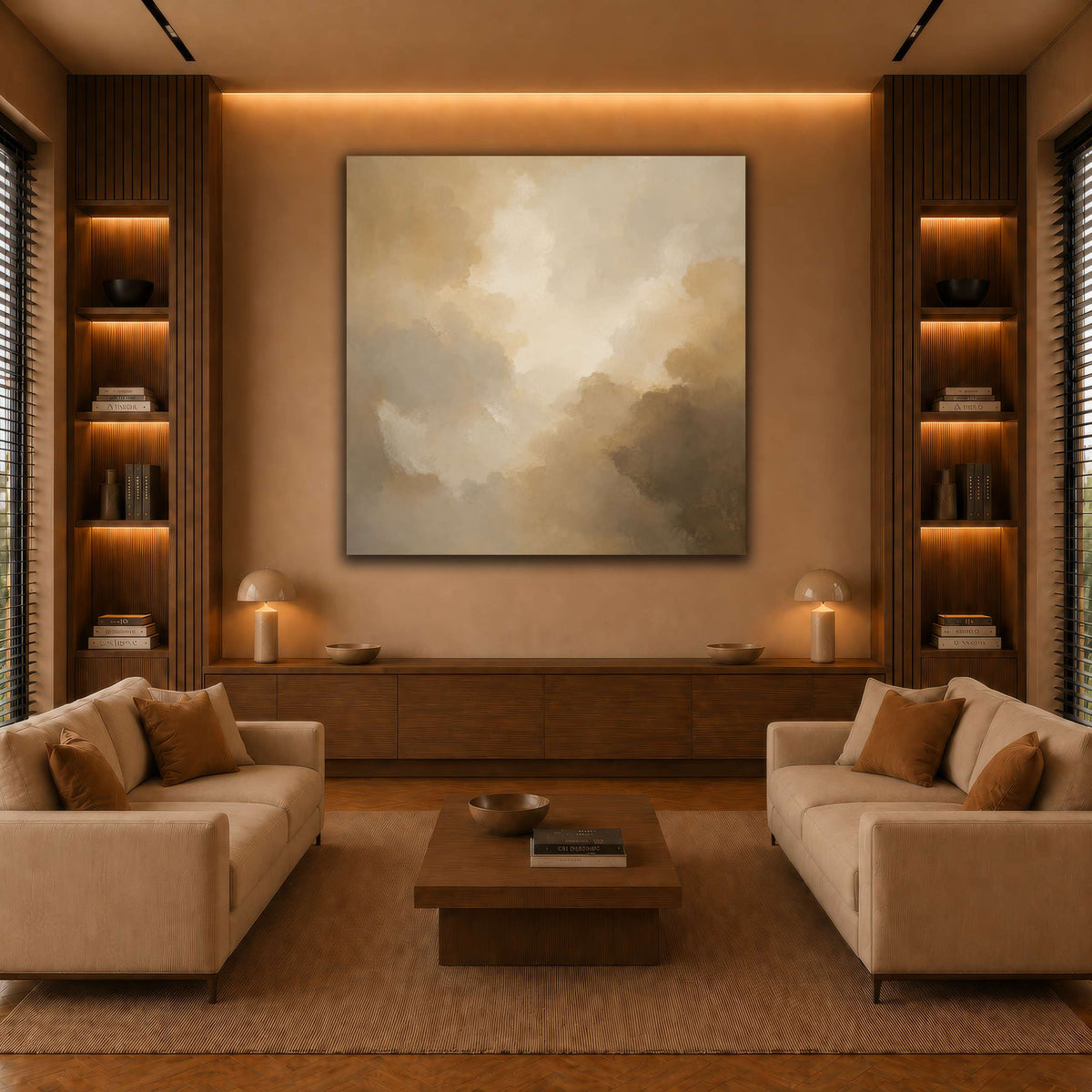Golden Mist warm-living-room