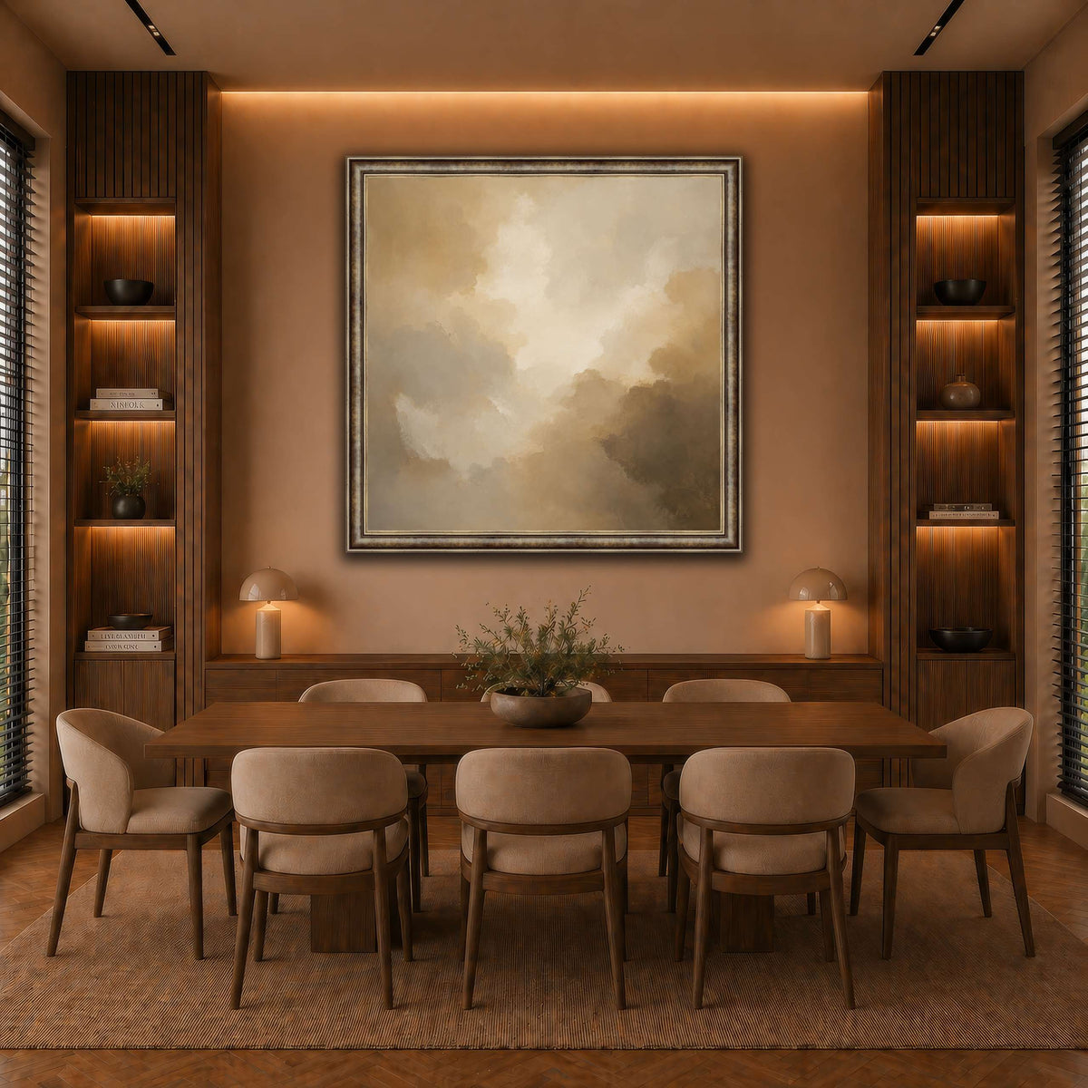 Golden Mist warm-dining room