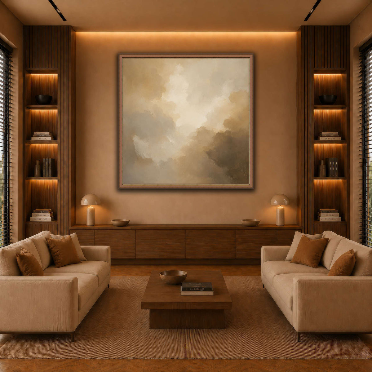 Golden Mist warm-living-room