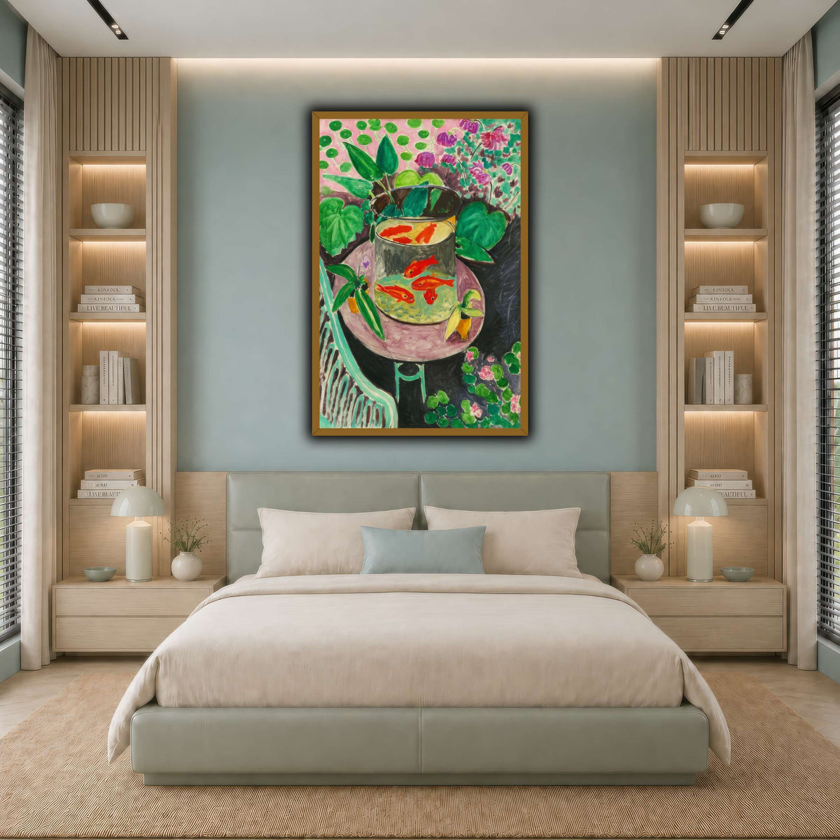 Goldfish_Henri_Matisse cool-bedroom