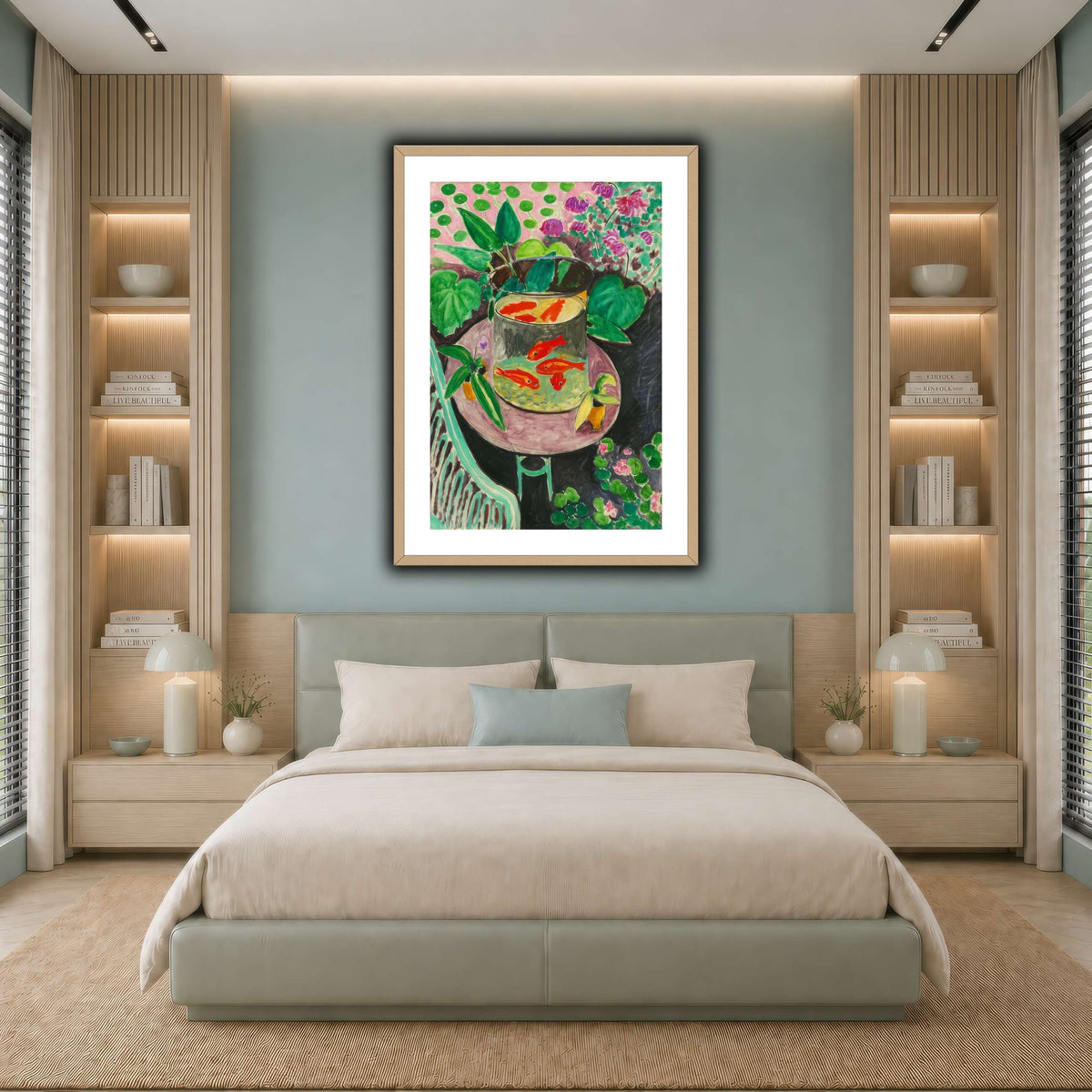 Goldfish_Henri_Matisse cool-bedroom