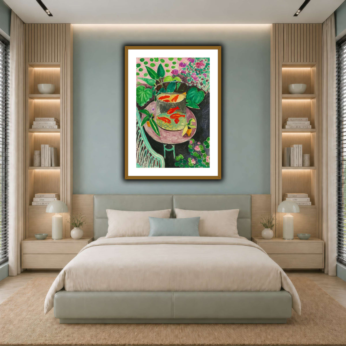 Goldfish_Henri_Matisse cool-bedroom