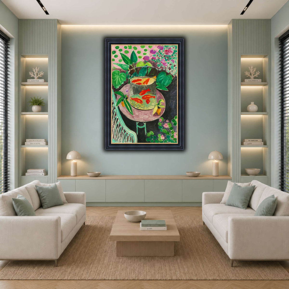 Goldfish_Henri_Matisse cool-living room