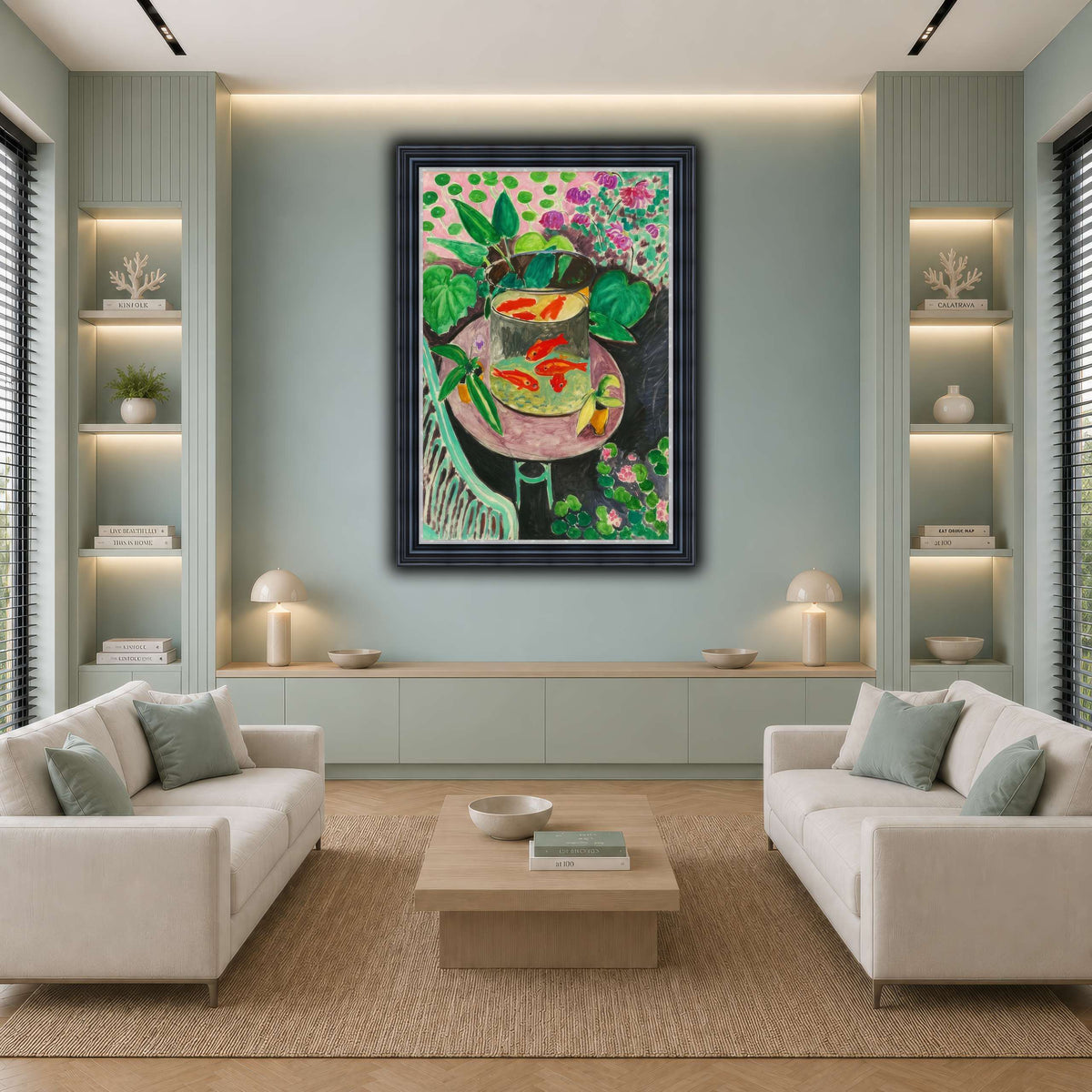 Goldfish_Henri_Matisse cool-living room