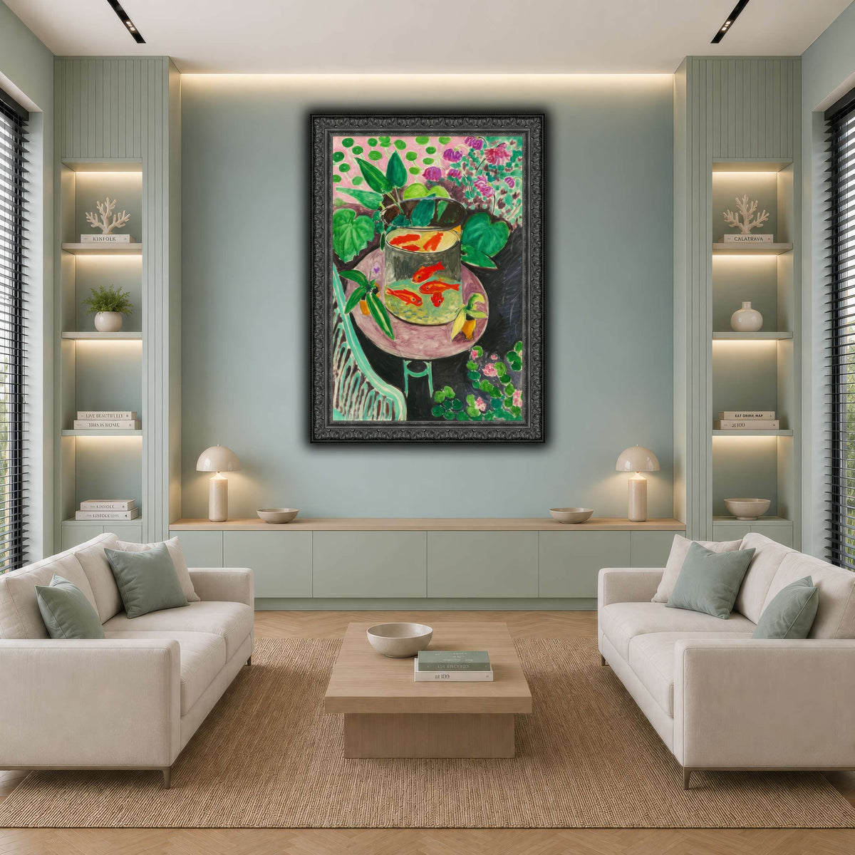 Goldfish_Henri_Matisse cool-living room
