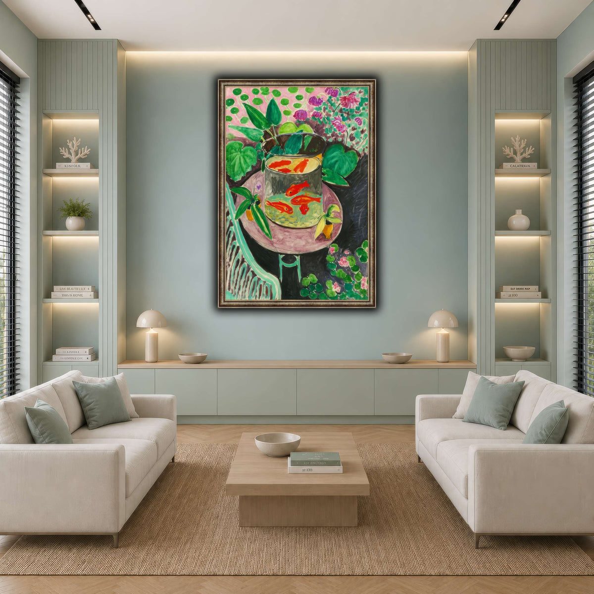 Goldfish_Henri_Matisse cool-living room