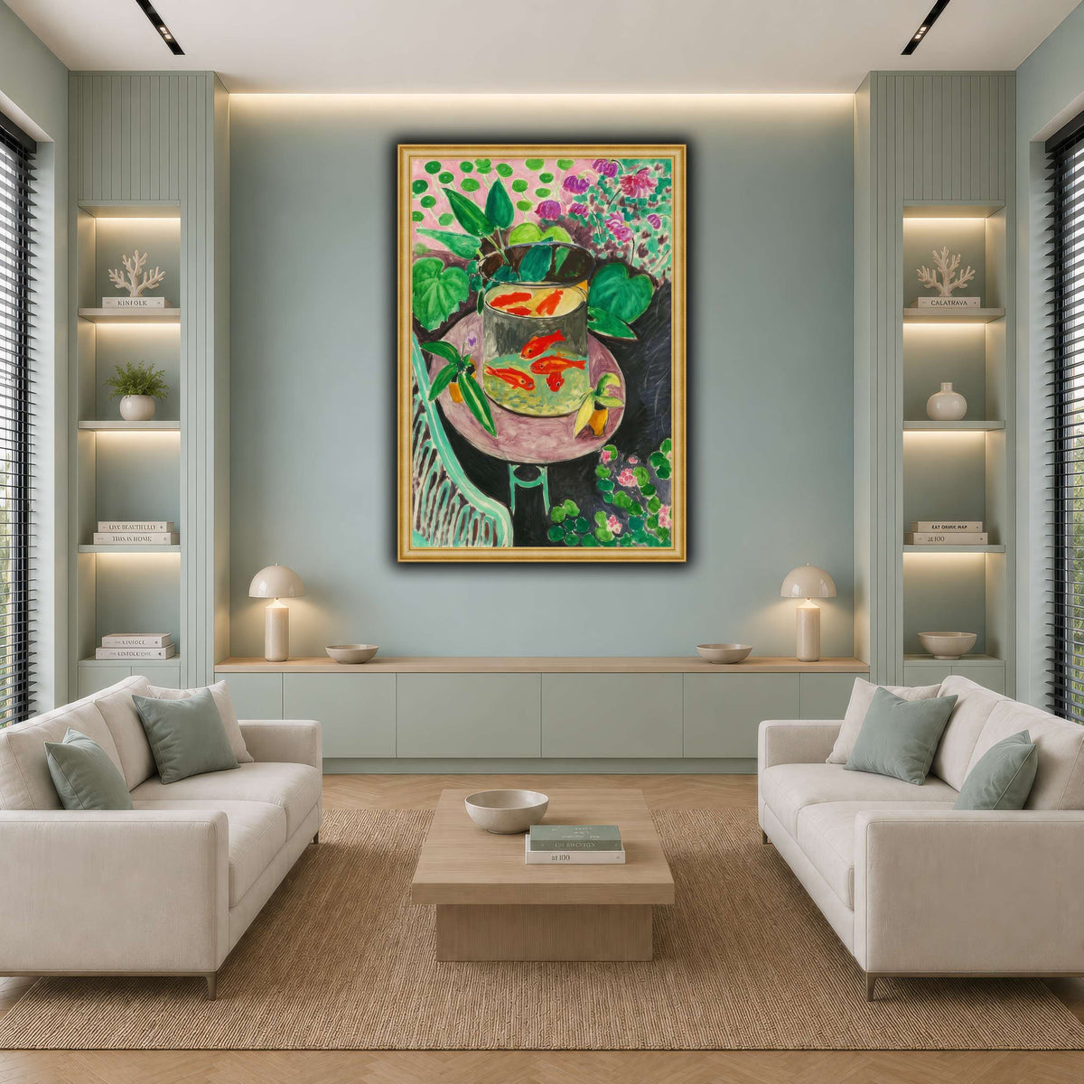 Goldfish_Henri_Matisse cool-living room