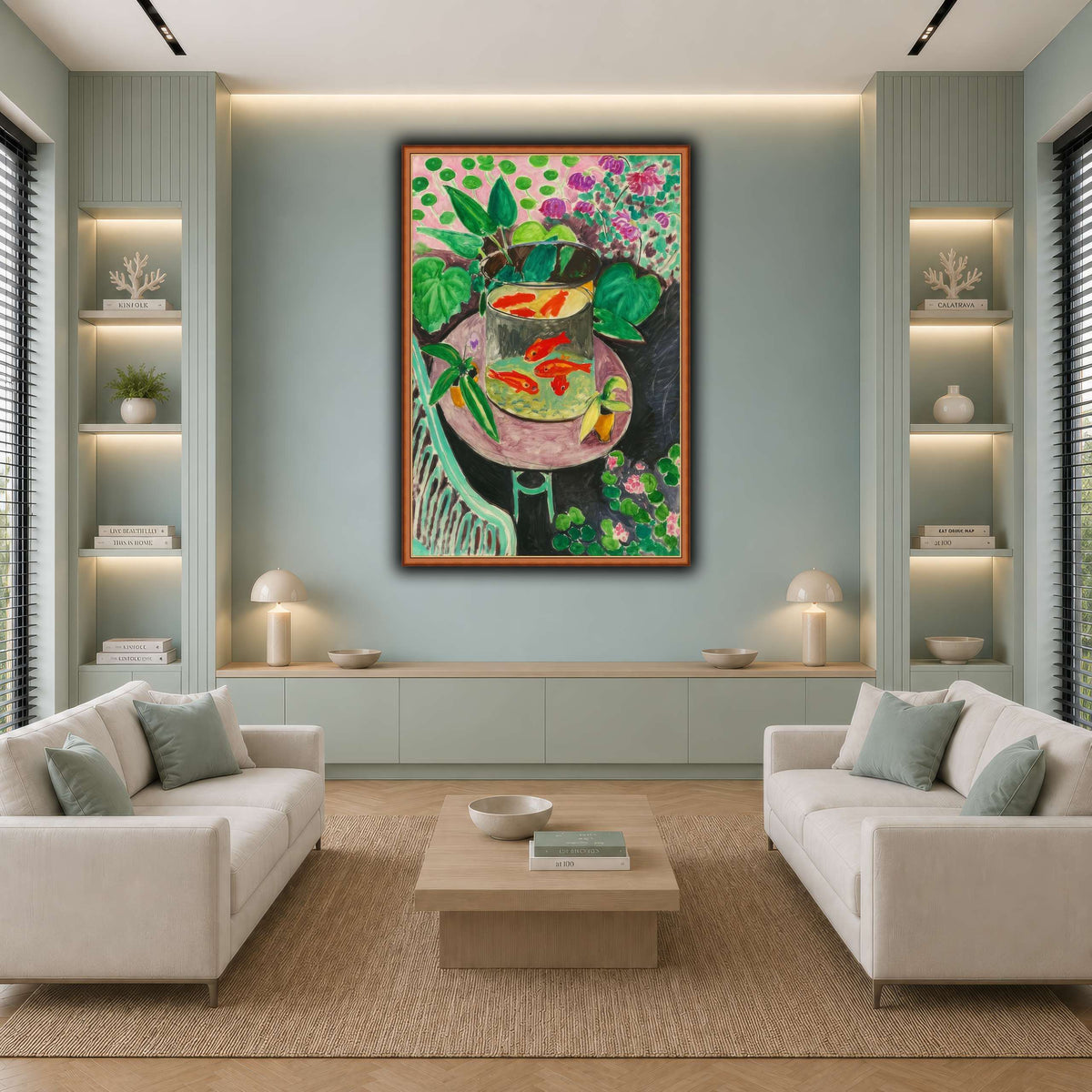 Goldfish_Henri_Matisse cool-living room