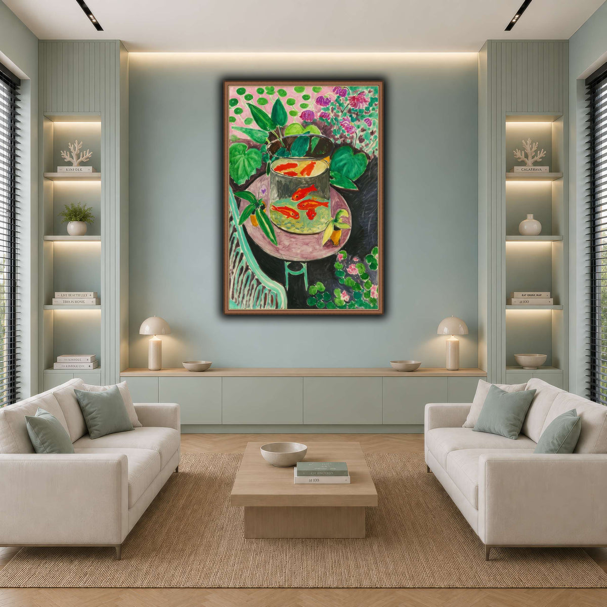 Goldfish_Henri_Matisse cool-living room