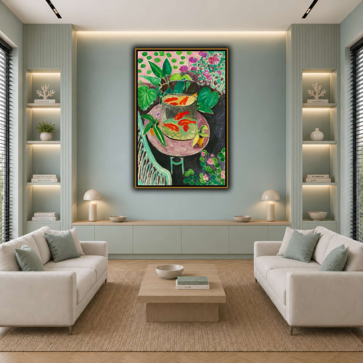 Goldfish_Henri_Matisse cool-living room