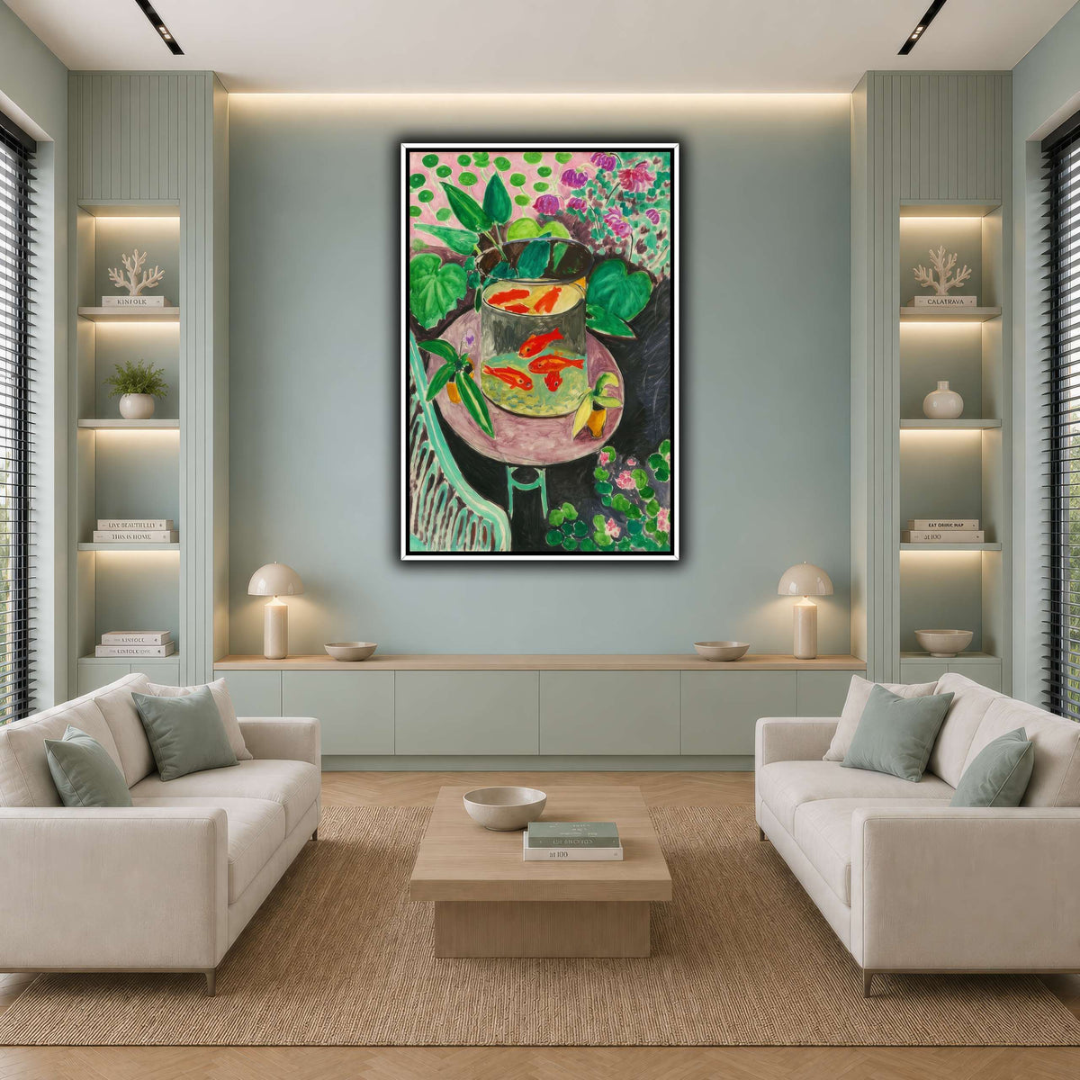 Goldfish_Henri_Matisse cool-living room