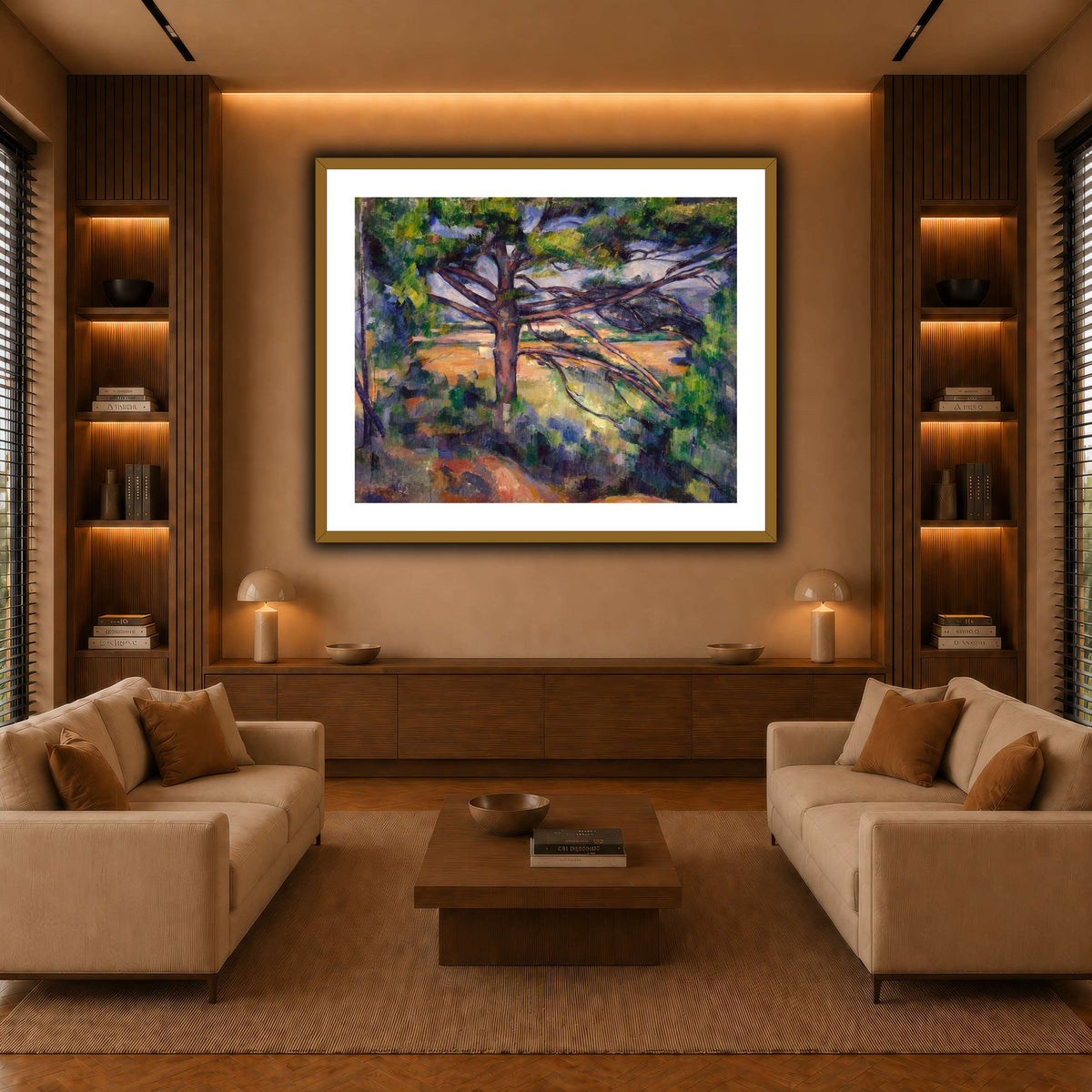 Grand_pin_et_terres_rouges_Paul_Cezanne warm-living-room