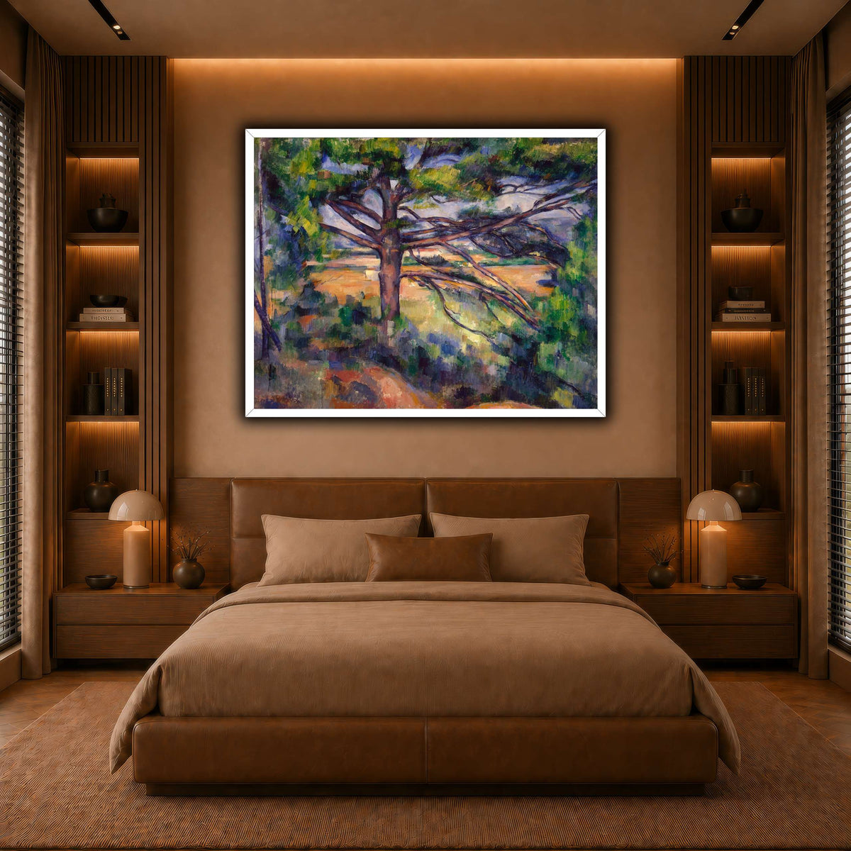 Grand_pin_et_terres_rouges_Paul_Cezanne warm-bedroom