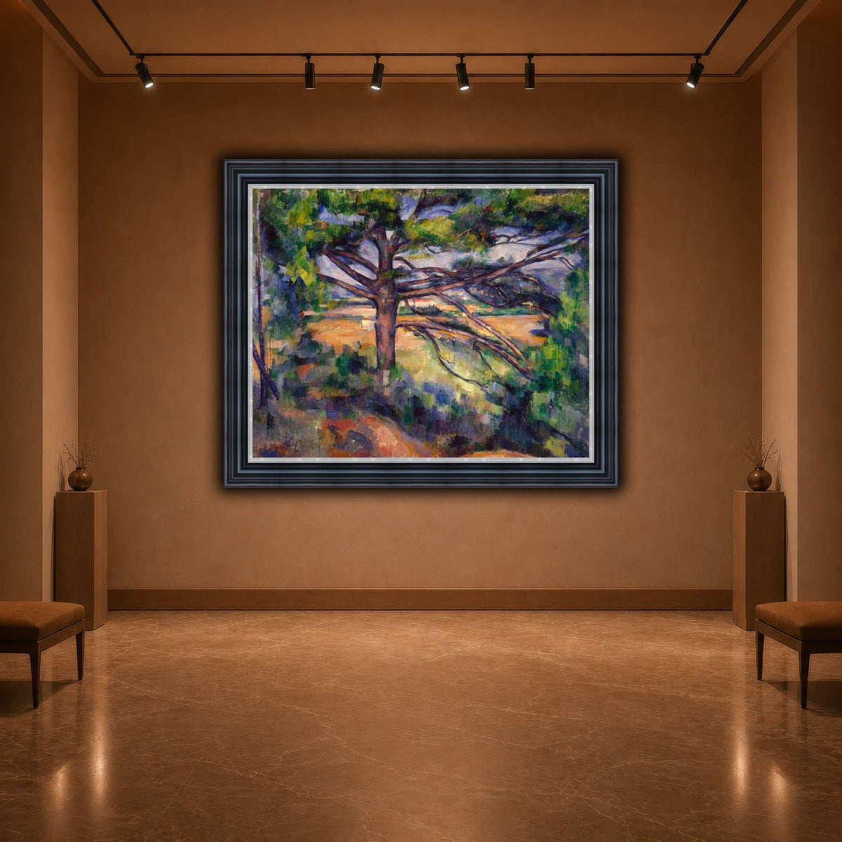 Grand_pin_et_terres_rouges_Paul_Cezanne warm-agallery