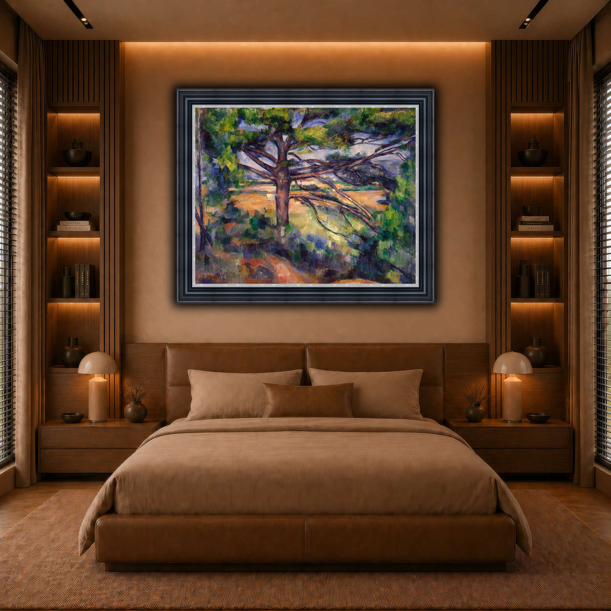 Grand_pin_et_terres_rouges_Paul_Cezanne warm-bedroom