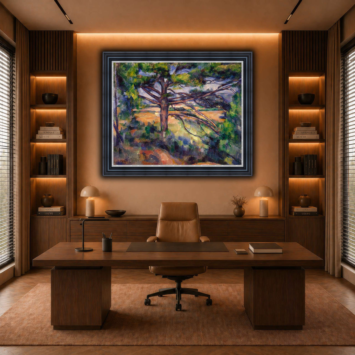 Grand_pin_et_terres_rouges_Paul_Cezanne warm-office