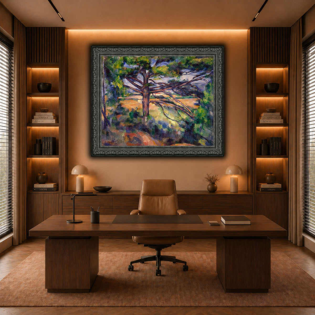 Grand_pin_et_terres_rouges_Paul_Cezanne warm-office
