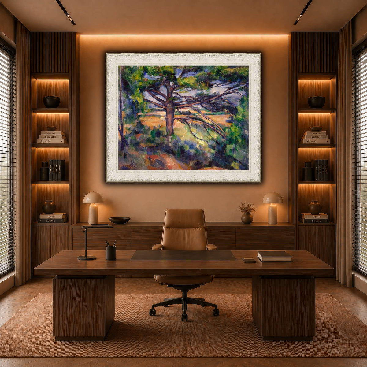 Grand_pin_et_terres_rouges_Paul_Cezanne warm-office
