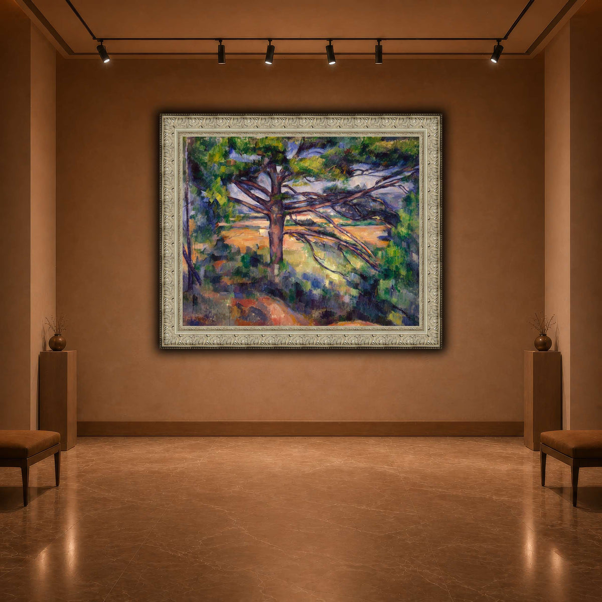 Grand_pin_et_terres_rouges_Paul_Cezanne warm-agallery