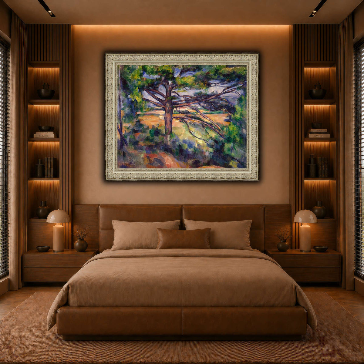 Grand_pin_et_terres_rouges_Paul_Cezanne warm-bedroom