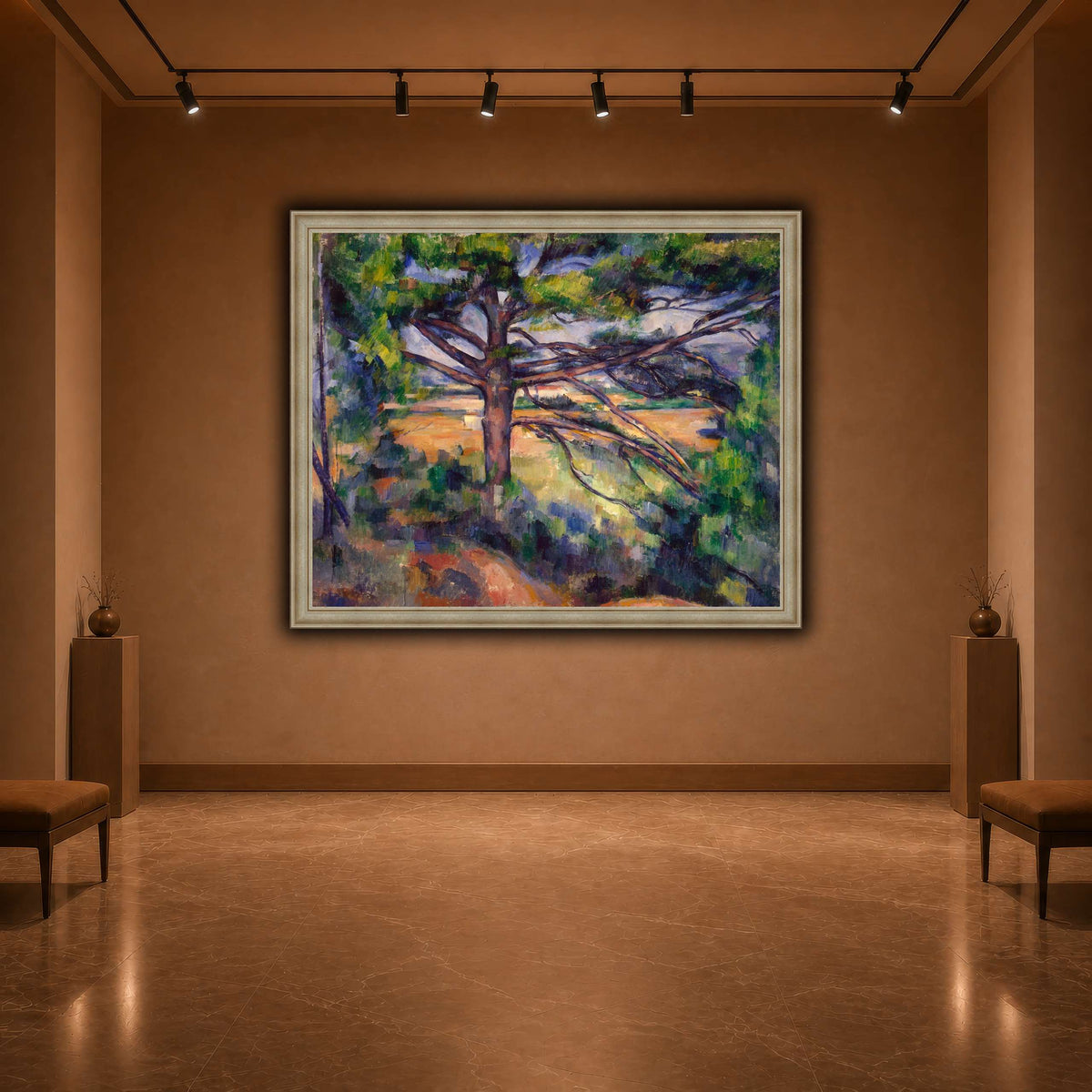 Grand_pin_et_terres_rouges_Paul_Cezanne warm-agallery