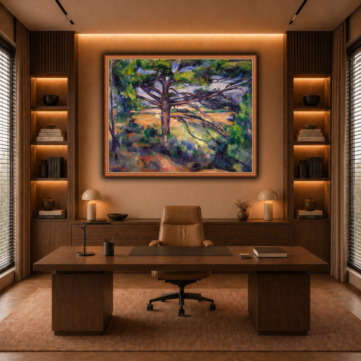 Grand_pin_et_terres_rouges_Paul_Cezanne warm-office