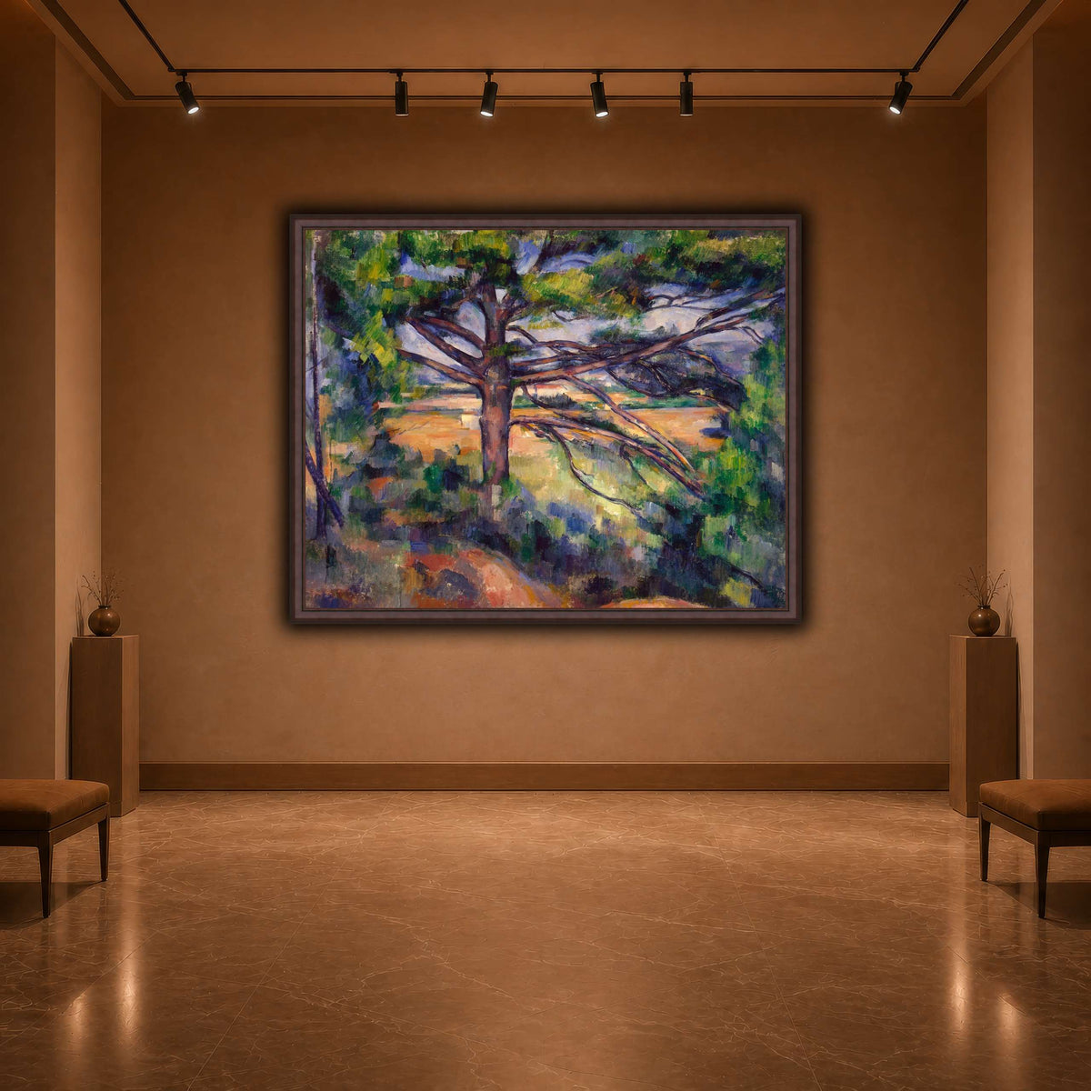Grand_pin_et_terres_rouges_Paul_Cezanne warm-agallery