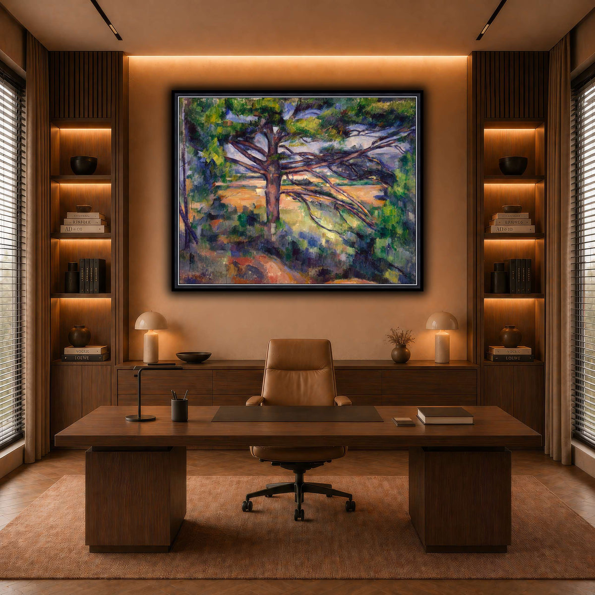 Grand_pin_et_terres_rouges_Paul_Cezanne warm-office