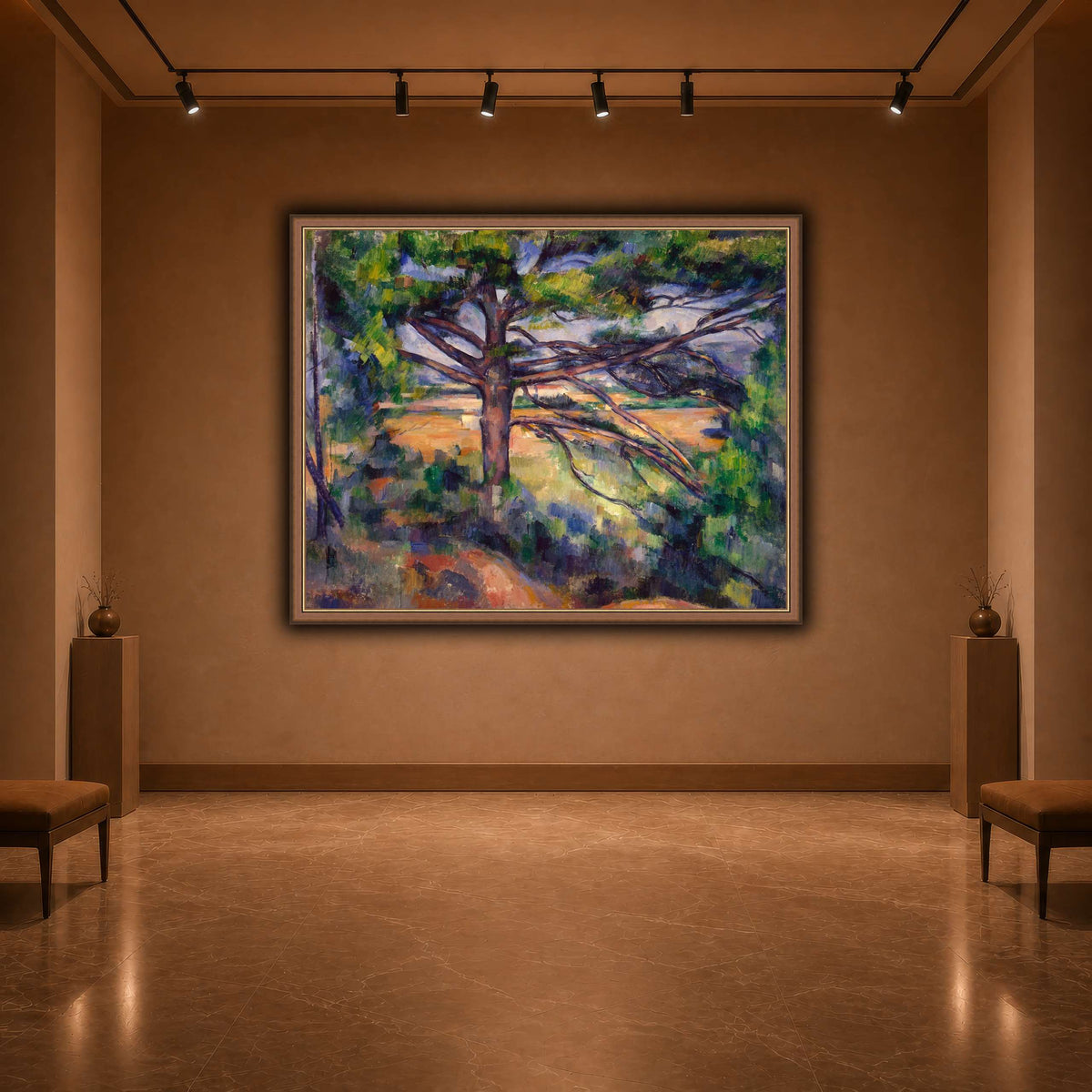 Grand_pin_et_terres_rouges_Paul_Cezanne warm-agallery