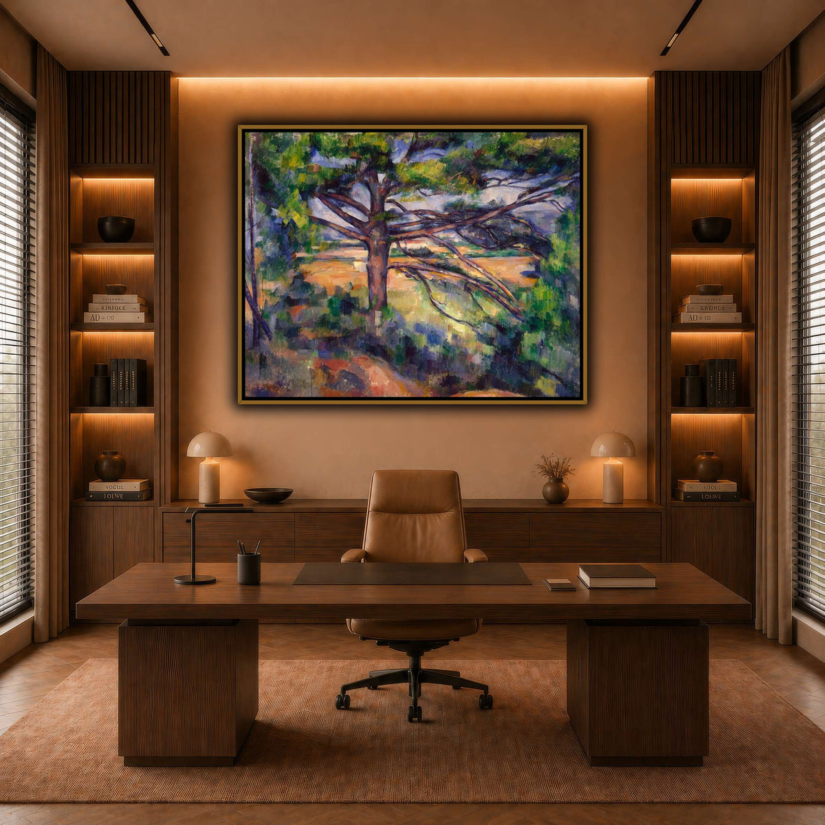 Grand_pin_et_terres_rouges_Paul_Cezanne warm-office