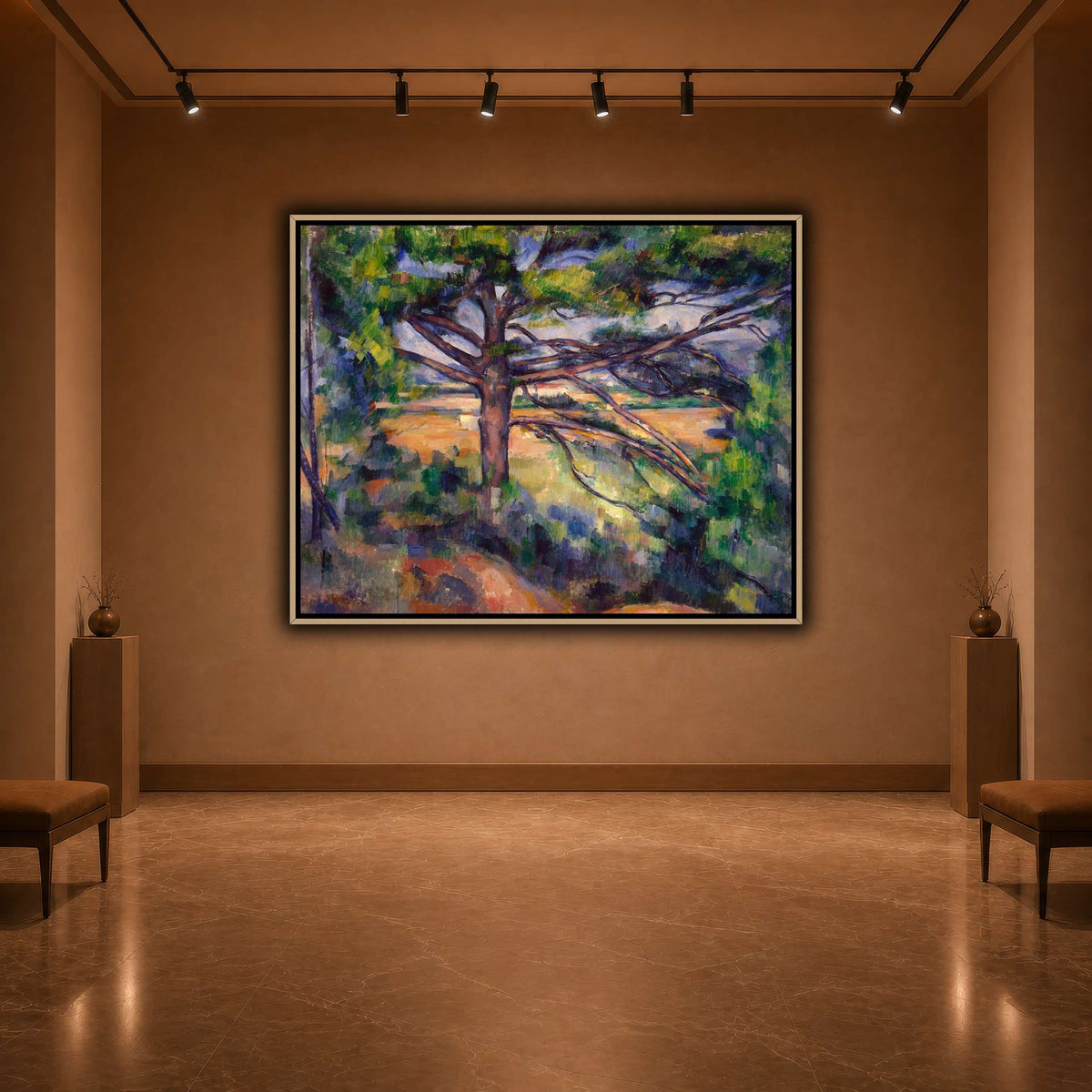 Grand_pin_et_terres_rouges_Paul_Cezanne warm-agallery
