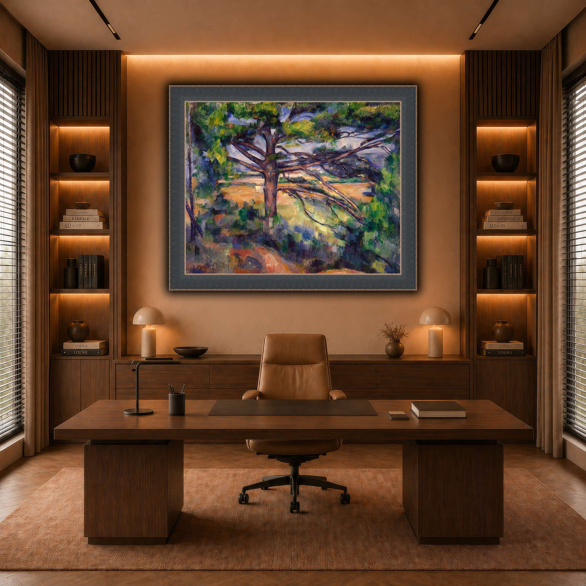 Grand_pin_et_terres_rouges_Paul_Cezanne warm-office