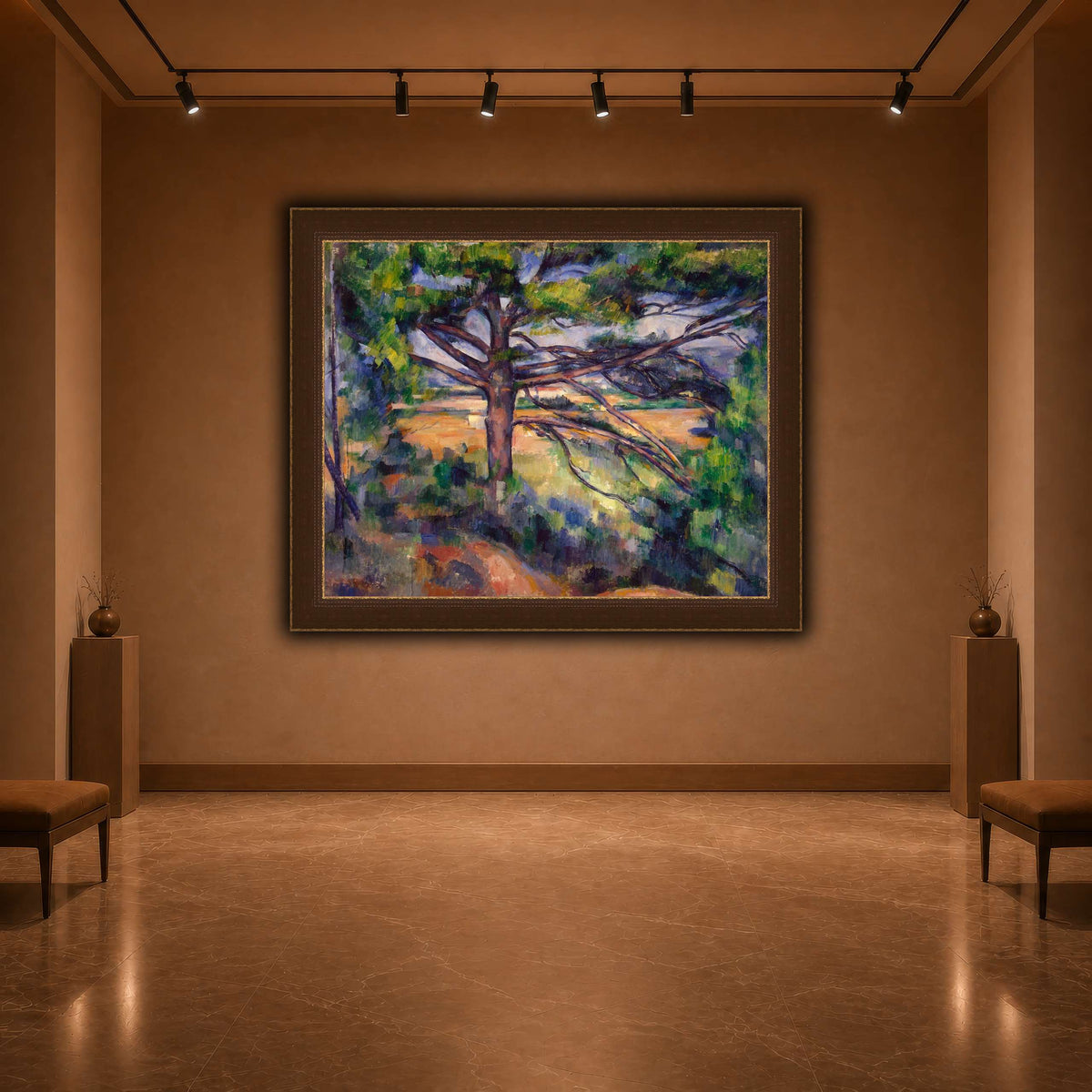 Grand_pin_et_terres_rouges_Paul_Cezanne warm-agallery