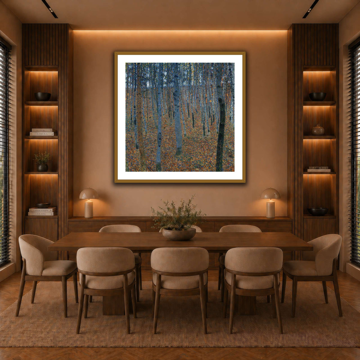 Gustav_Klimt_-_Beech_Grove_I_ warm-dining room