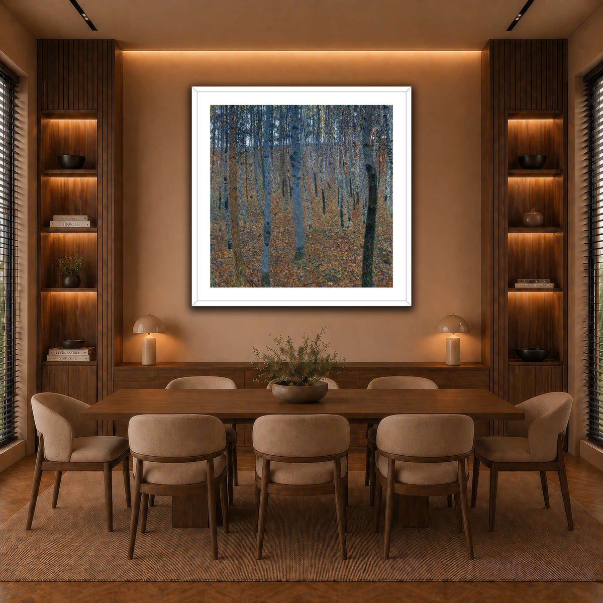 Gustav_Klimt_-_Beech_Grove_I_ warm-dining room