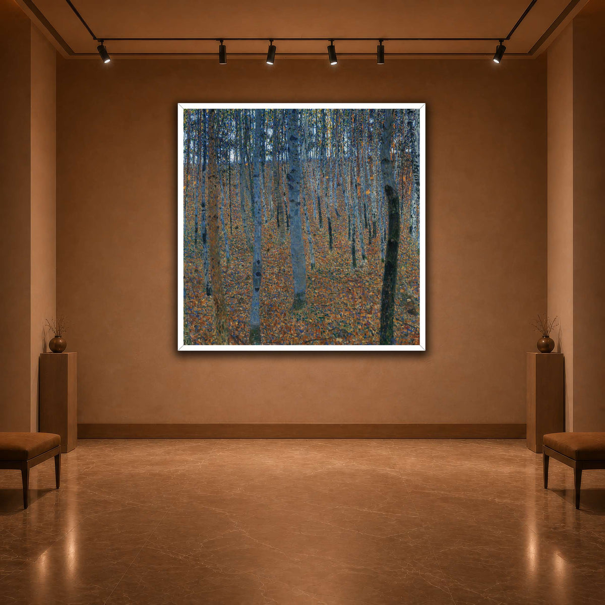 Gustav_Klimt_-_Beech_Grove_I_ warm-agallery