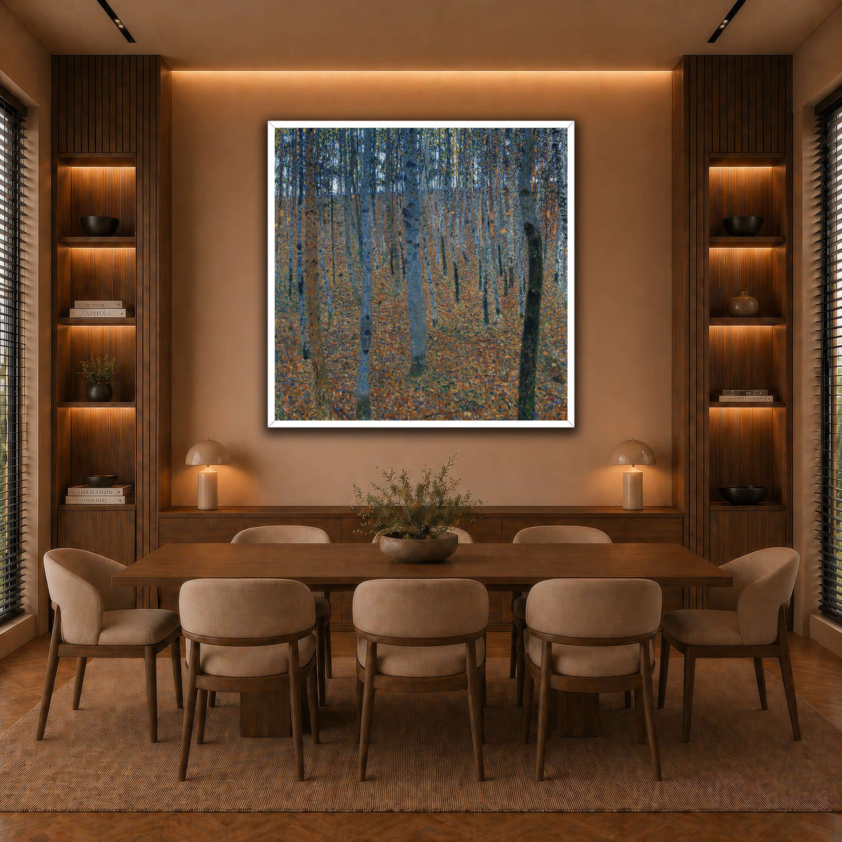 Gustav_Klimt_-_Beech_Grove_I_ warm-dining room
