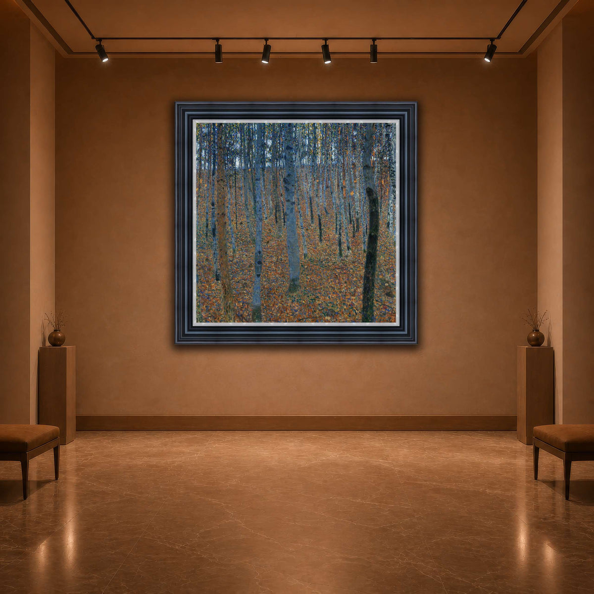 Gustav_Klimt_-_Beech_Grove_I_ warm-agallery