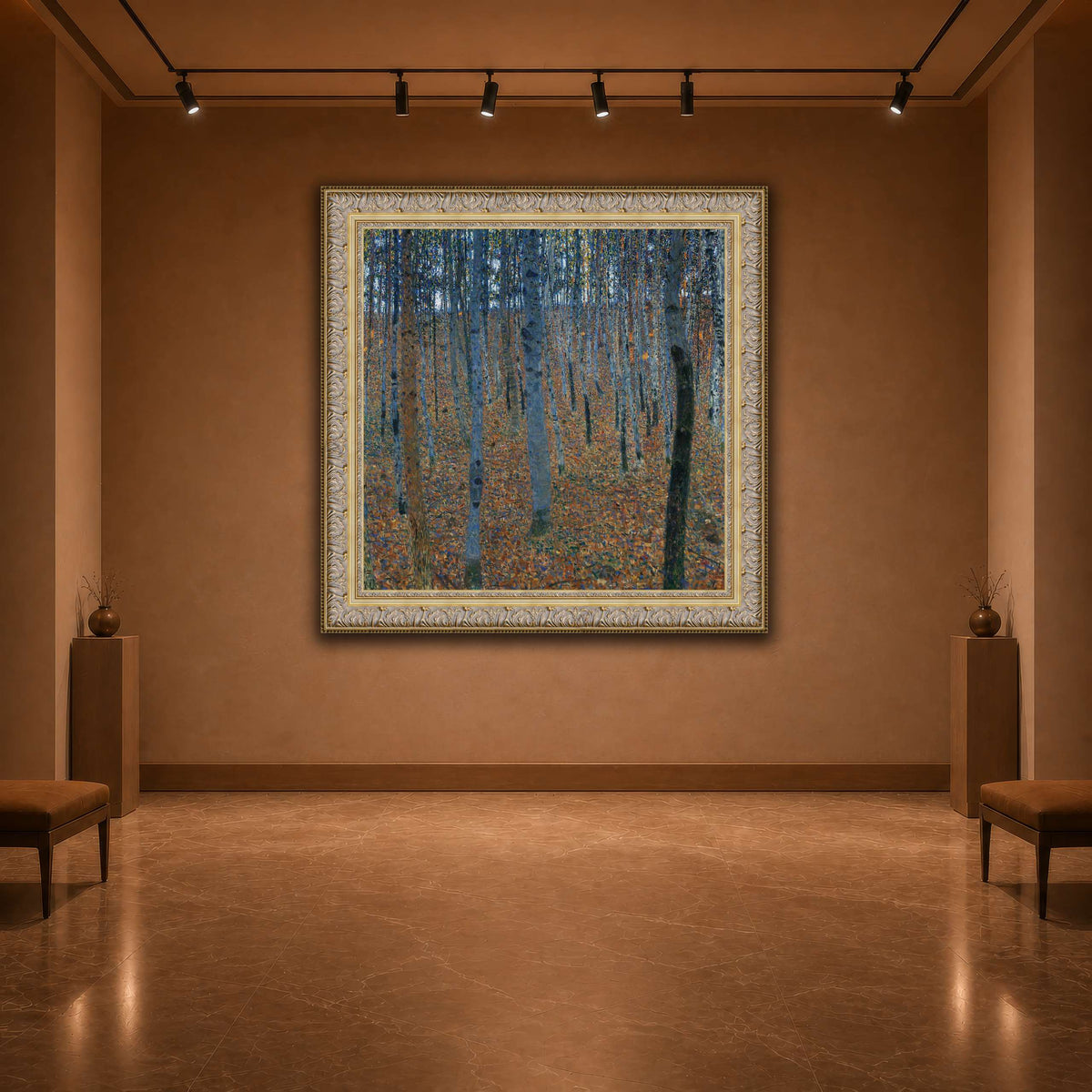 Gustav_Klimt_-_Beech_Grove_I_ warm-agallery