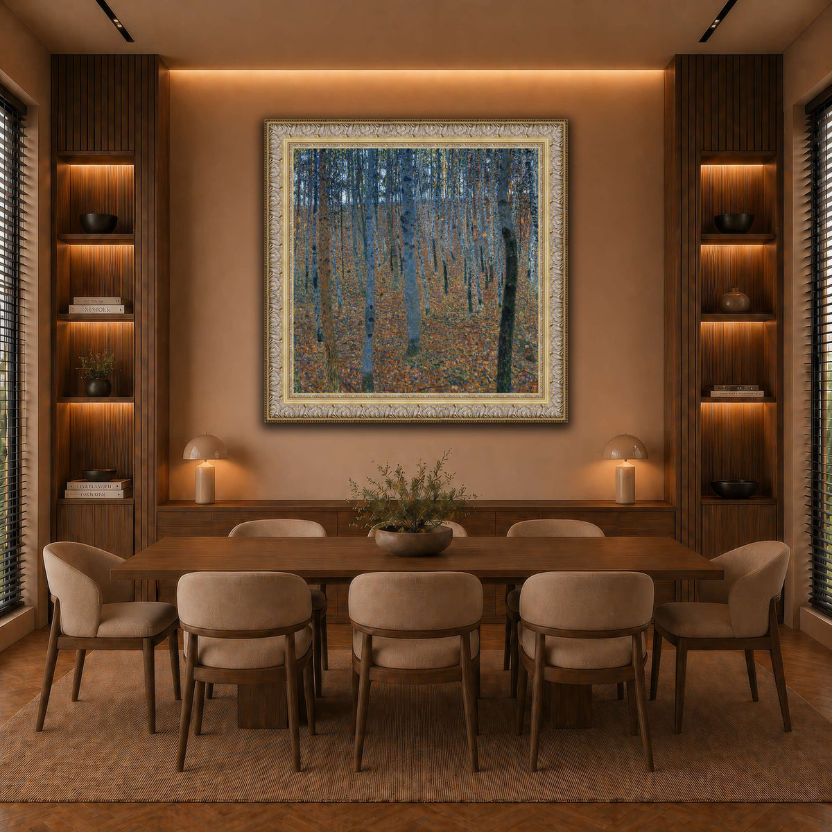Gustav_Klimt_-_Beech_Grove_I_ warm-dining room