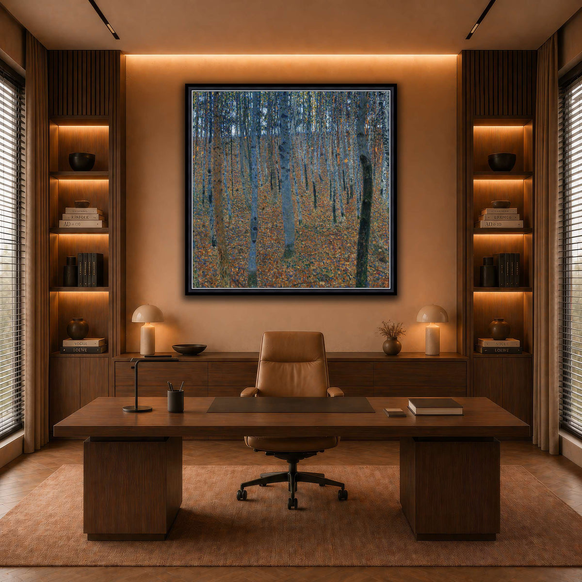 Gustav_Klimt_-_Beech_Grove_I_ warm-office