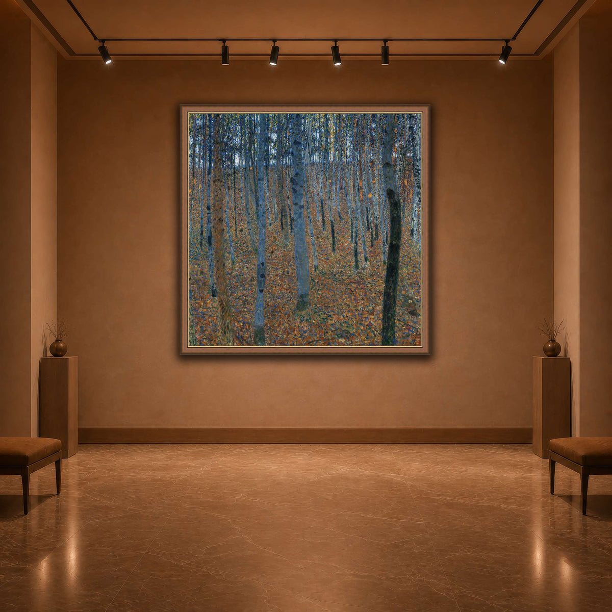 Gustav_Klimt_-_Beech_Grove_I_ warm-agallery