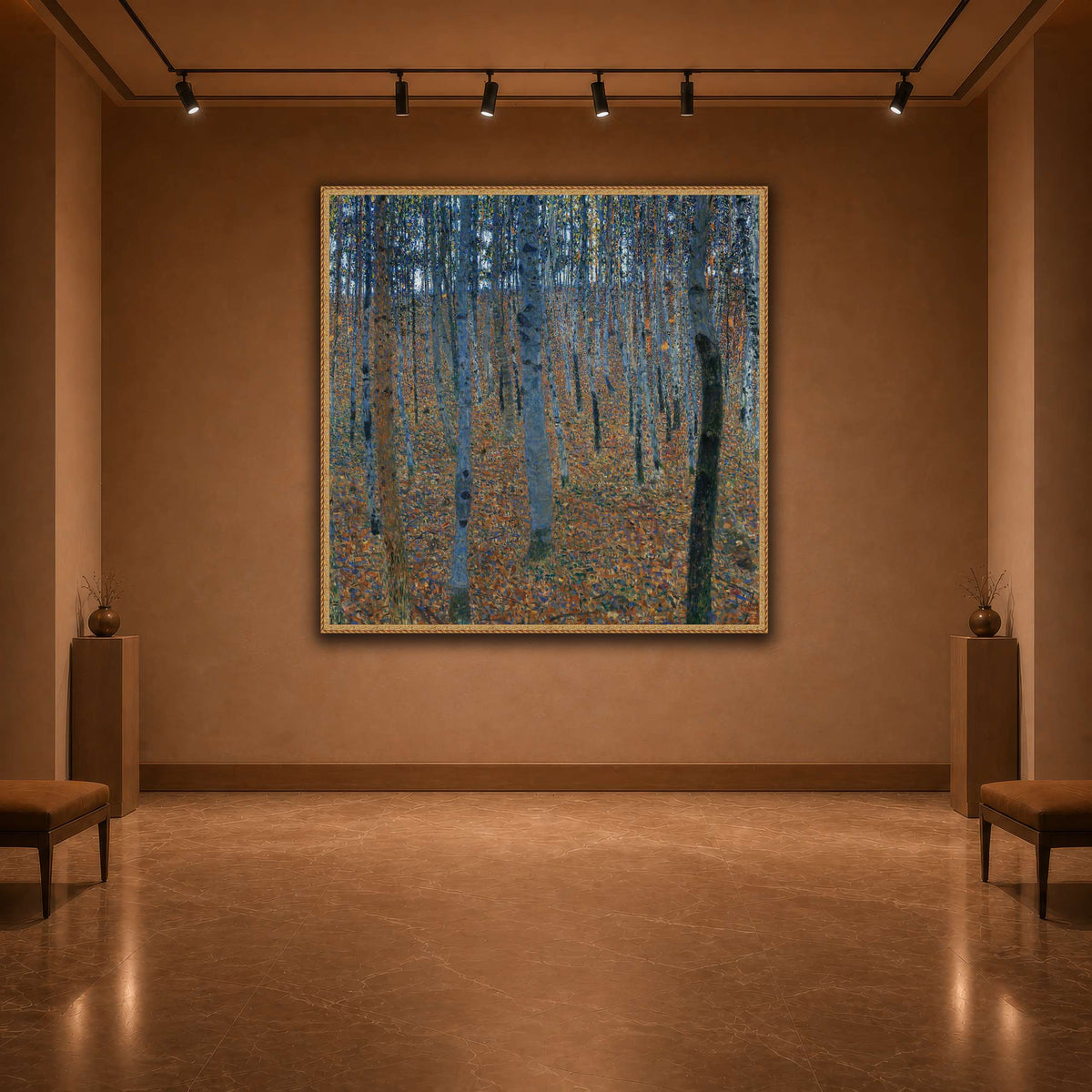 Gustav_Klimt_-_Beech_Grove_I_ warm-agallery