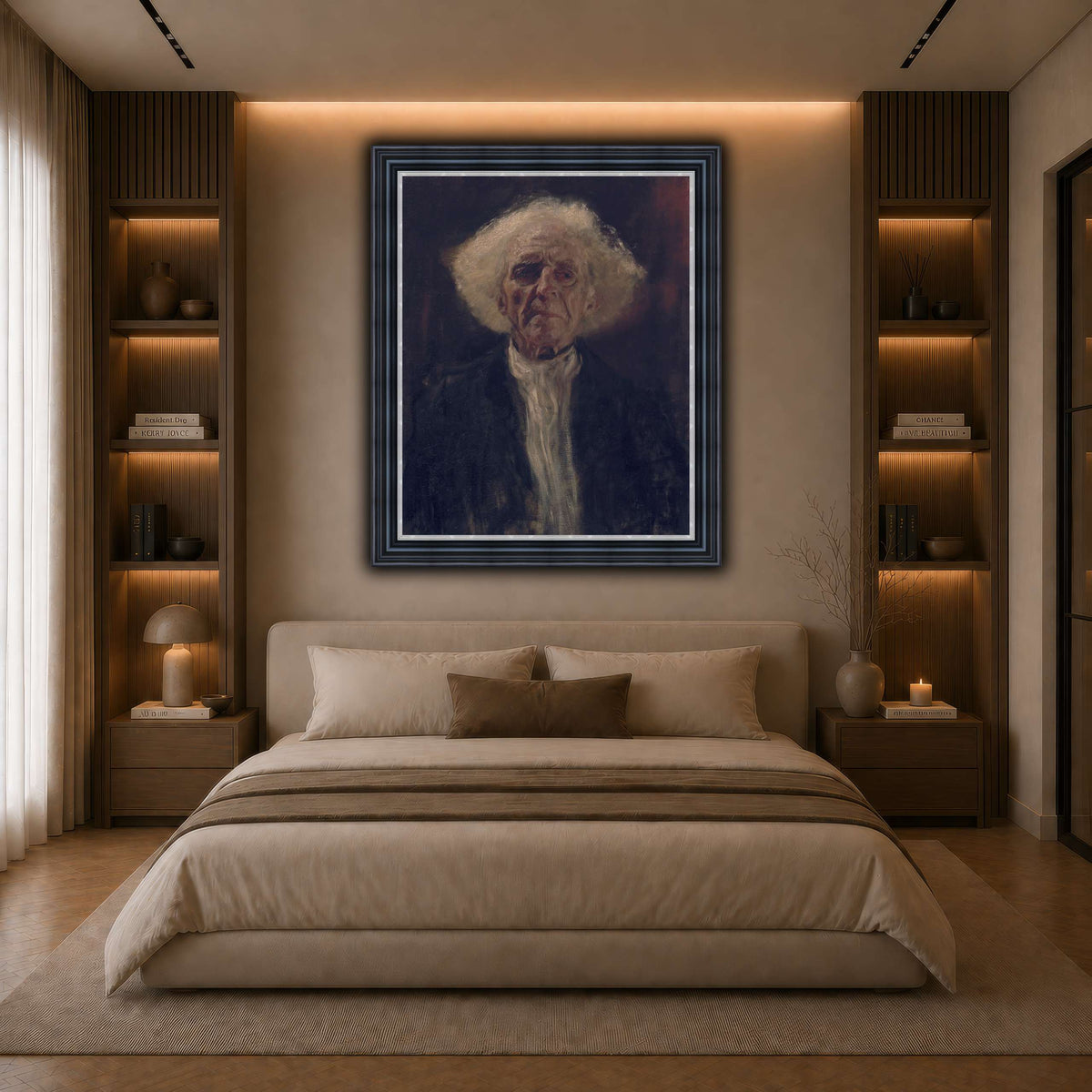 Gustav_Klimt_-_Blind_Man_ dark neutral-bedroom