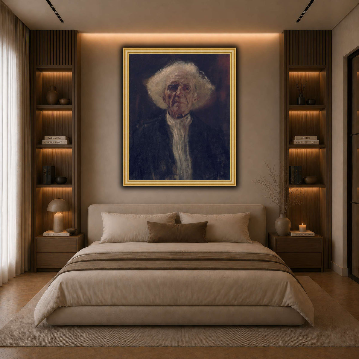 Gustav_Klimt_-_Blind_Man_ dark neutral-bedroom
