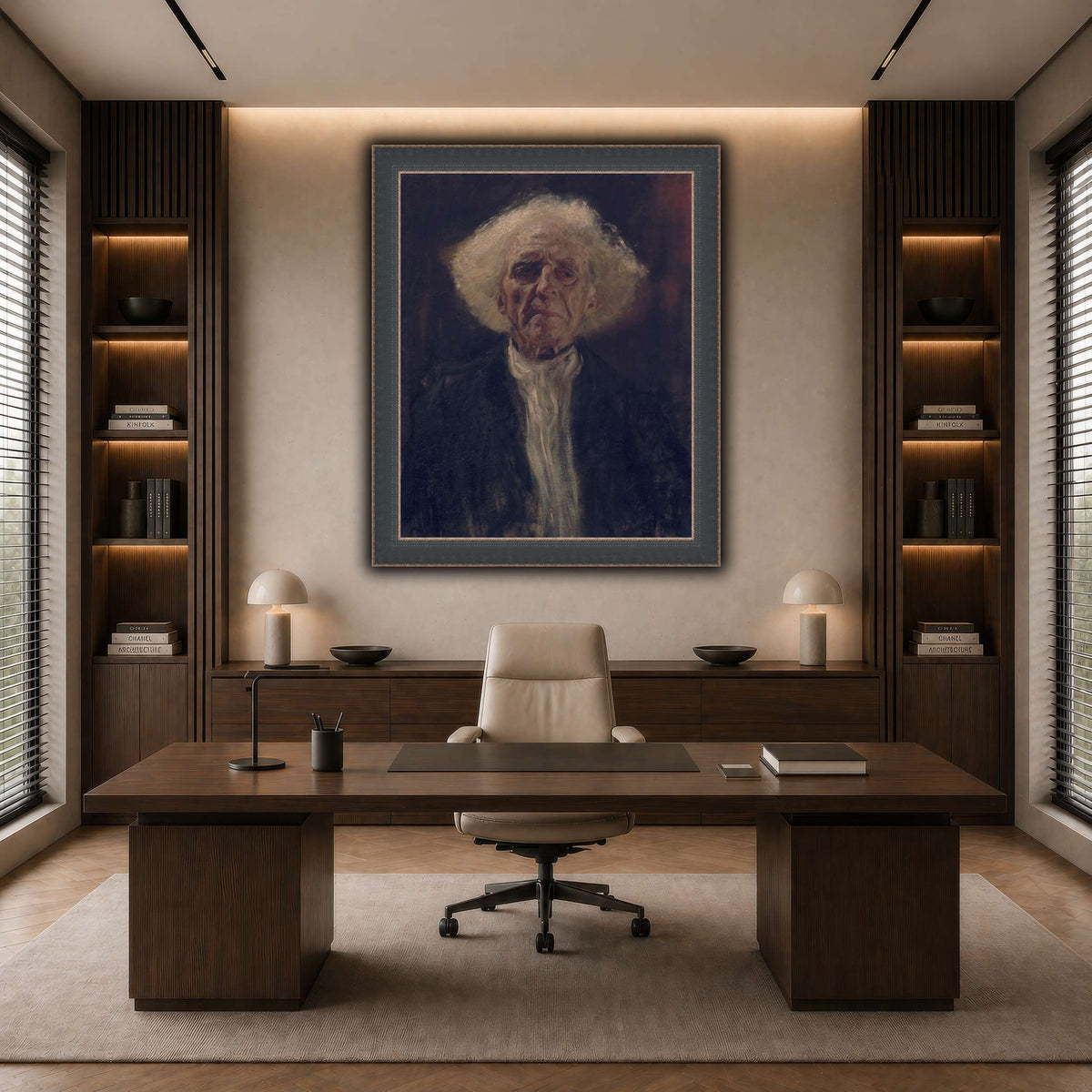 Gustav_Klimt_-_Blind_Man_ dark neutral-office