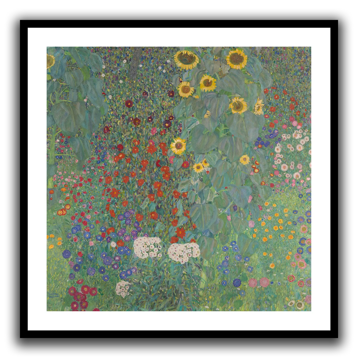 Gustav_Klimt,_1907,_Farm_Garden_with_Sunflower