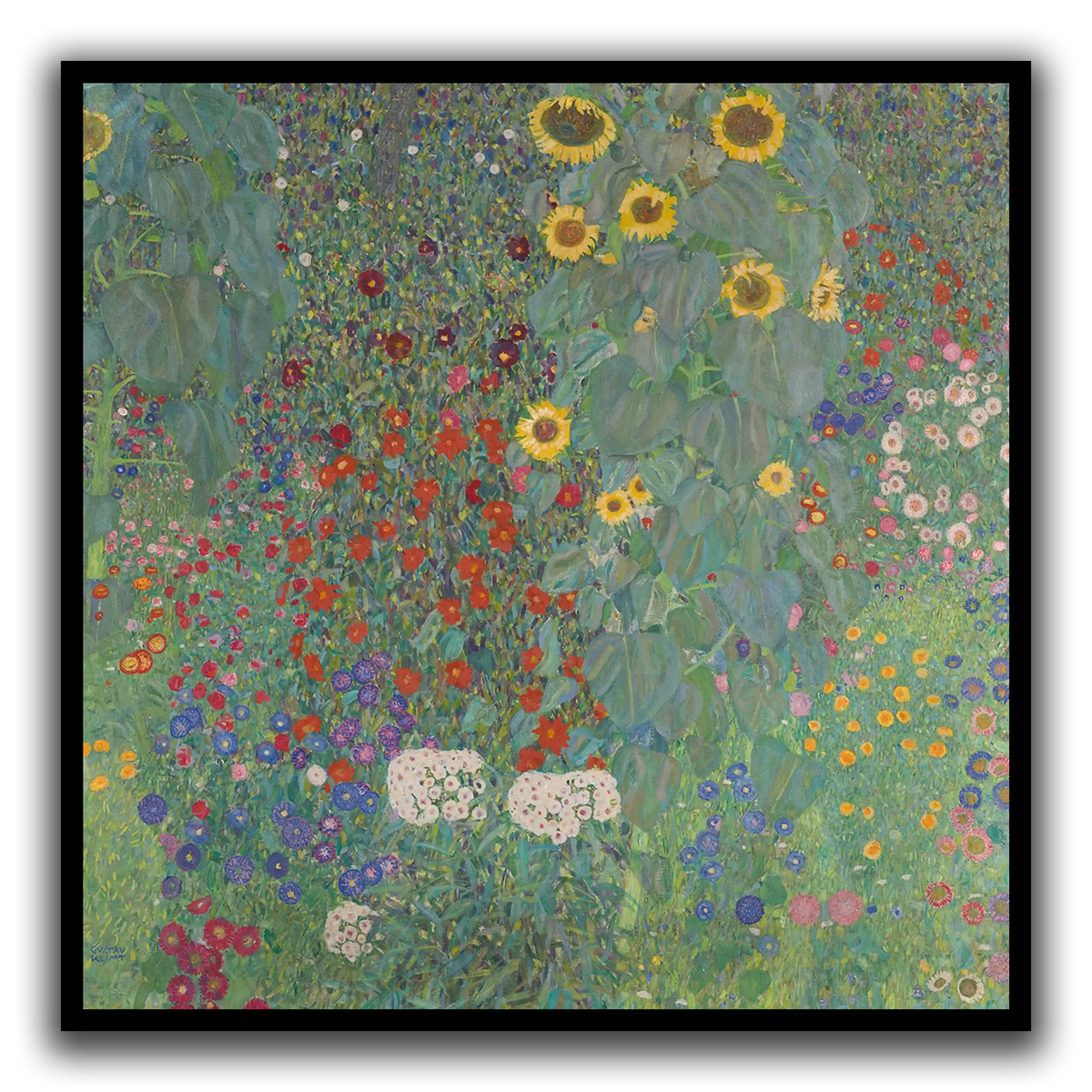 Gustav_Klimt,_1907,_Farm_Garden_with_Sunflower